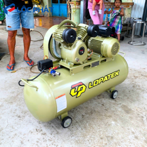 Máy nén khí LOPATEK dung tích lớn sử dụng thực tế, kết cấu chắc chắn, vận hành an toàn