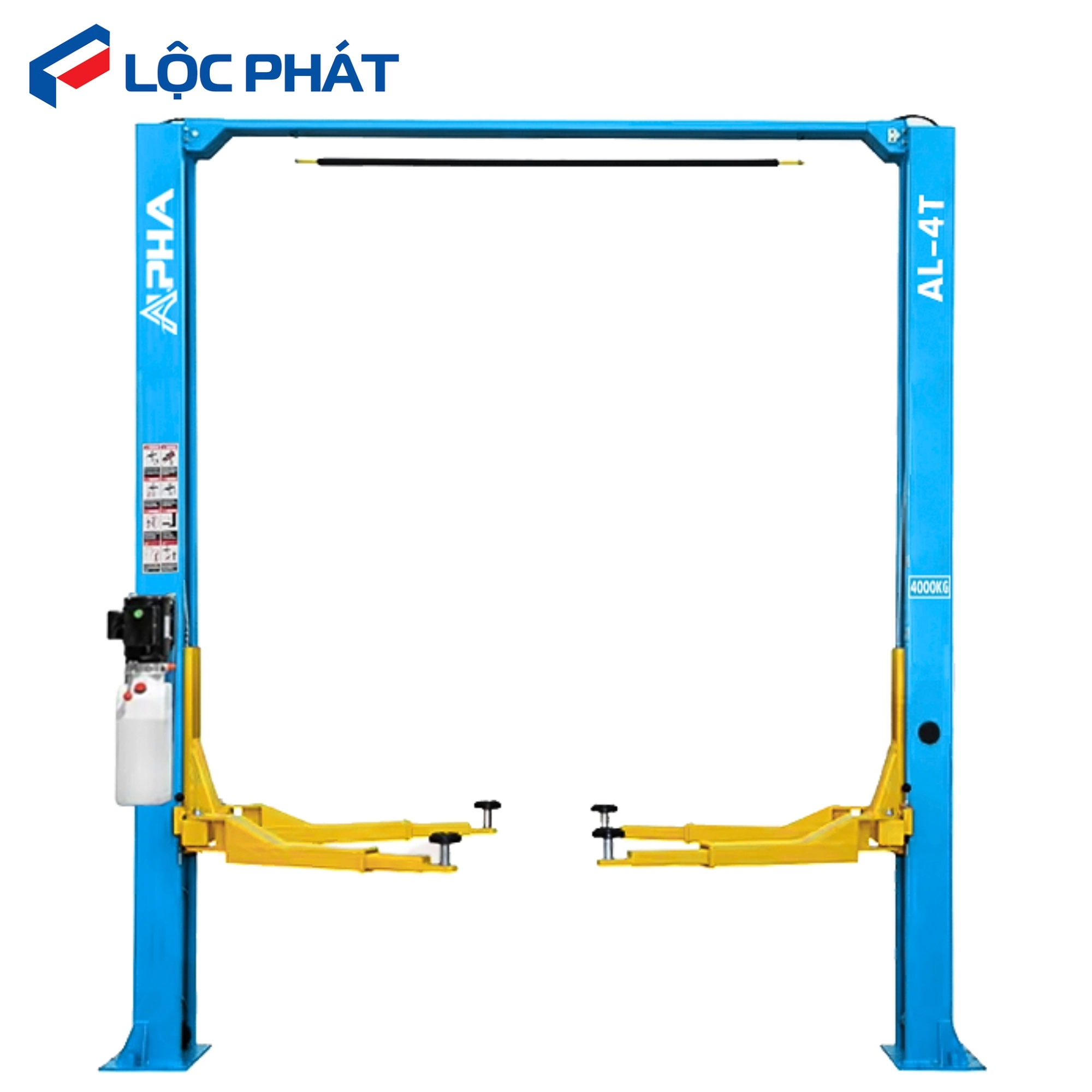 Cầu nâng ô tô 2 trụ cổng trên ALPHA AL-4T tải trọng 4 tấn