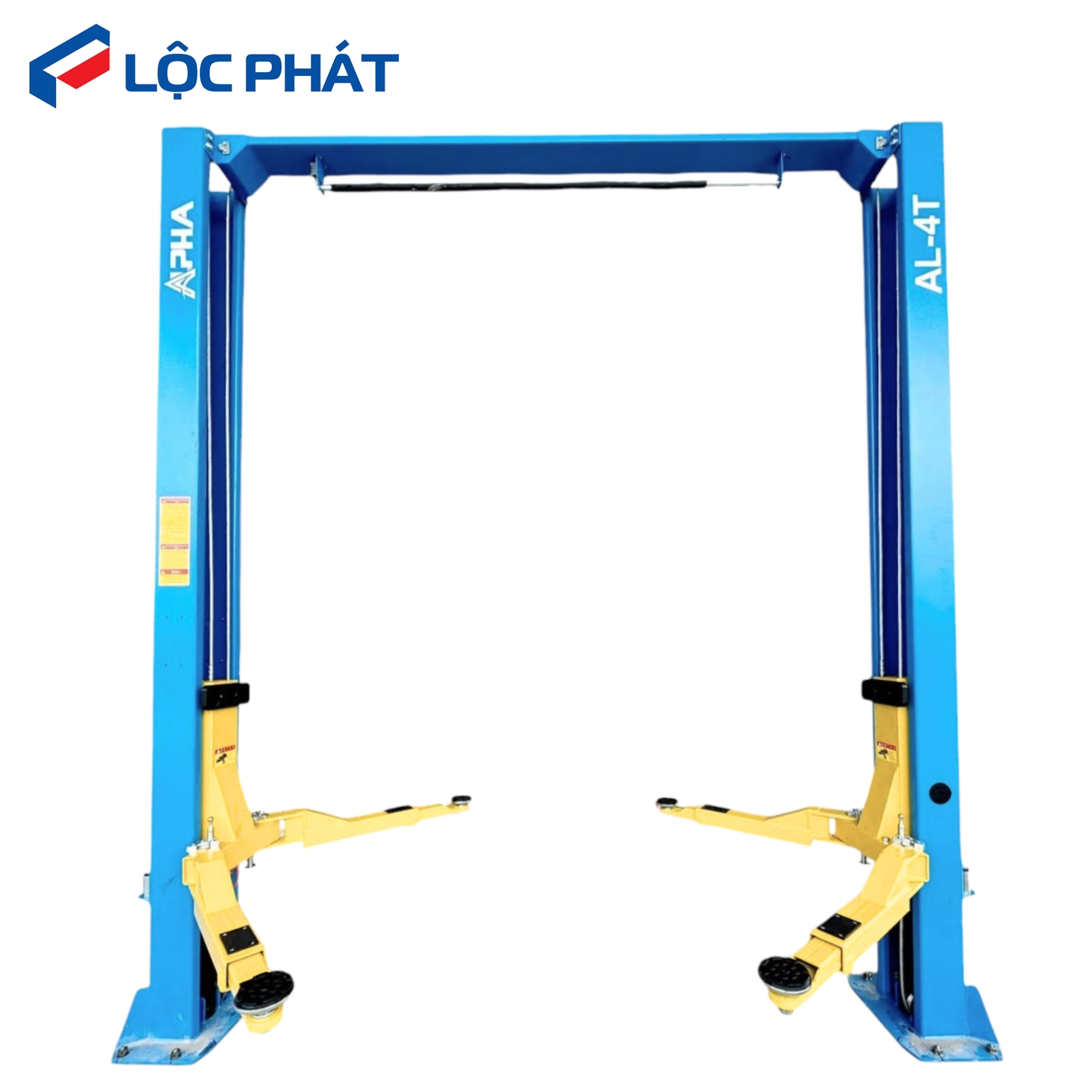 Cầu nâng ô tô hai trụ ALPHA AL-4T thiết kế cổng trên