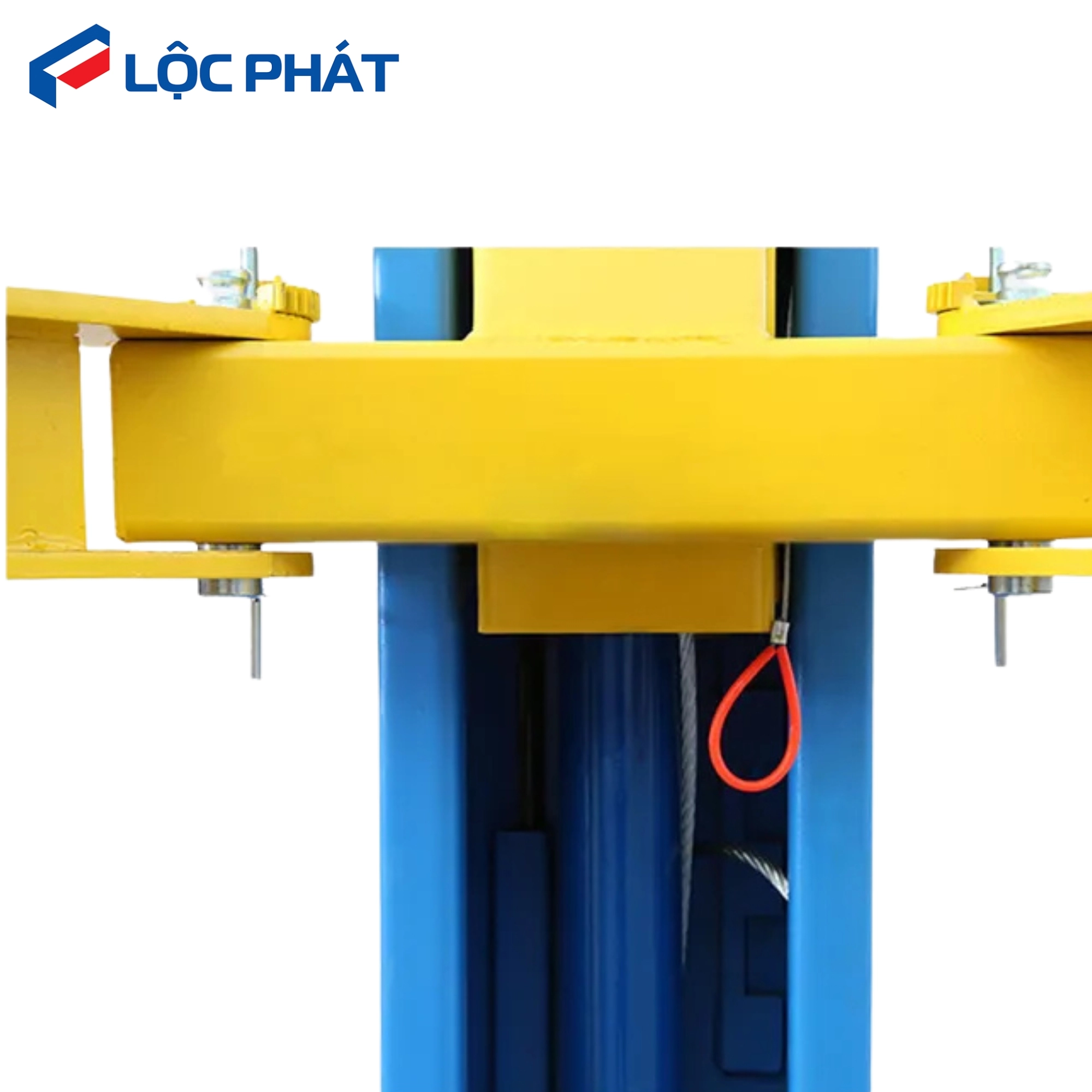 Chi tiết tay nâng cầu nâng ô tô hai trụ ALPHA AL-4T