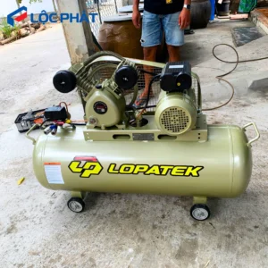 Cụm đầu nén và motor của máy nén khí LOPATEK 3HP 100L 8bar