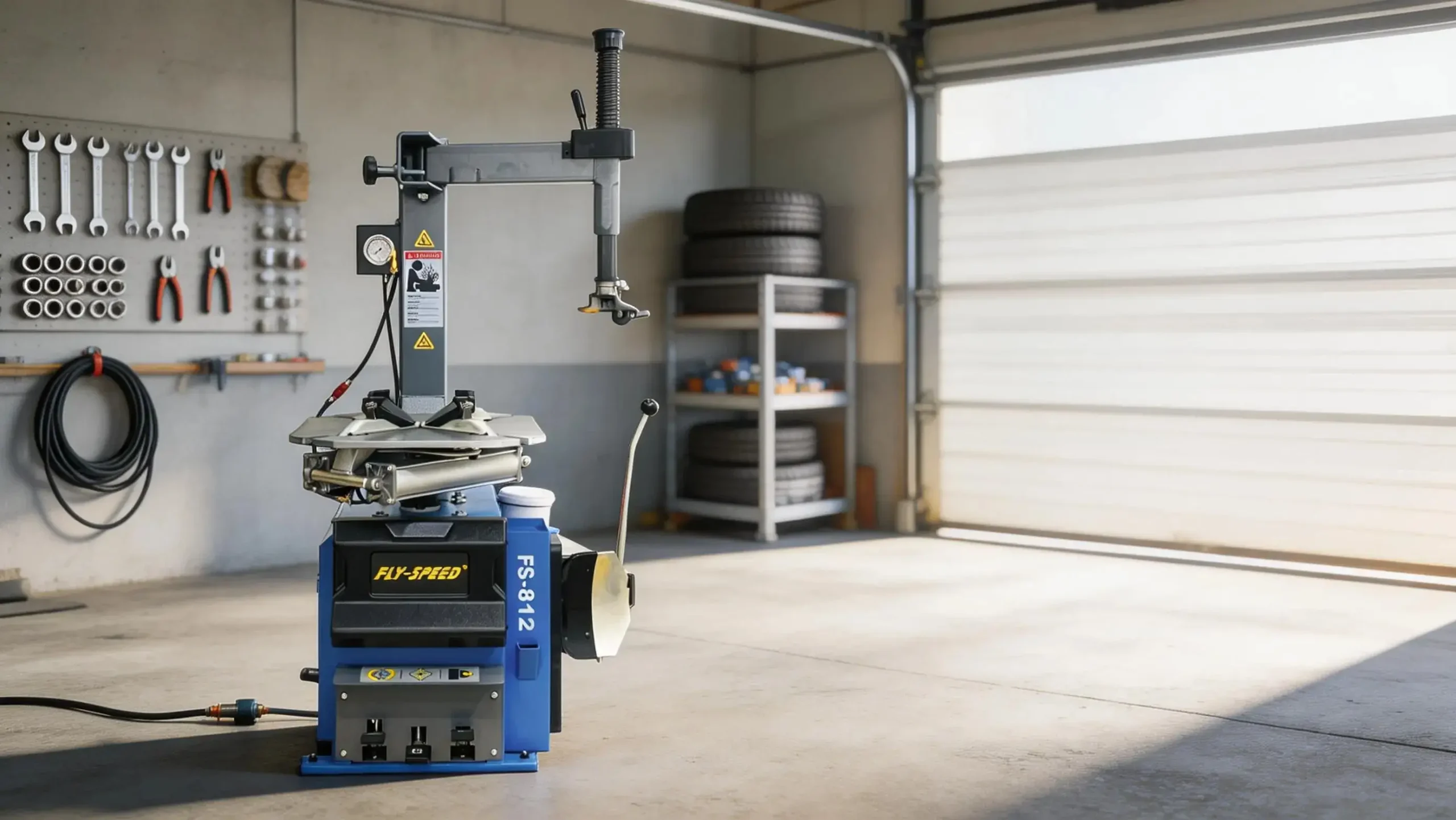 Máy tháo lốp FLY-SPEED FS-812 chuyên dụng tại Gara