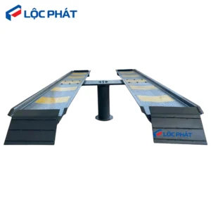 Cầu sắt rửa xe ô tô – hệ thống dốc sắt nâng gầm xe dùng trong gara và tiệm rửa xe