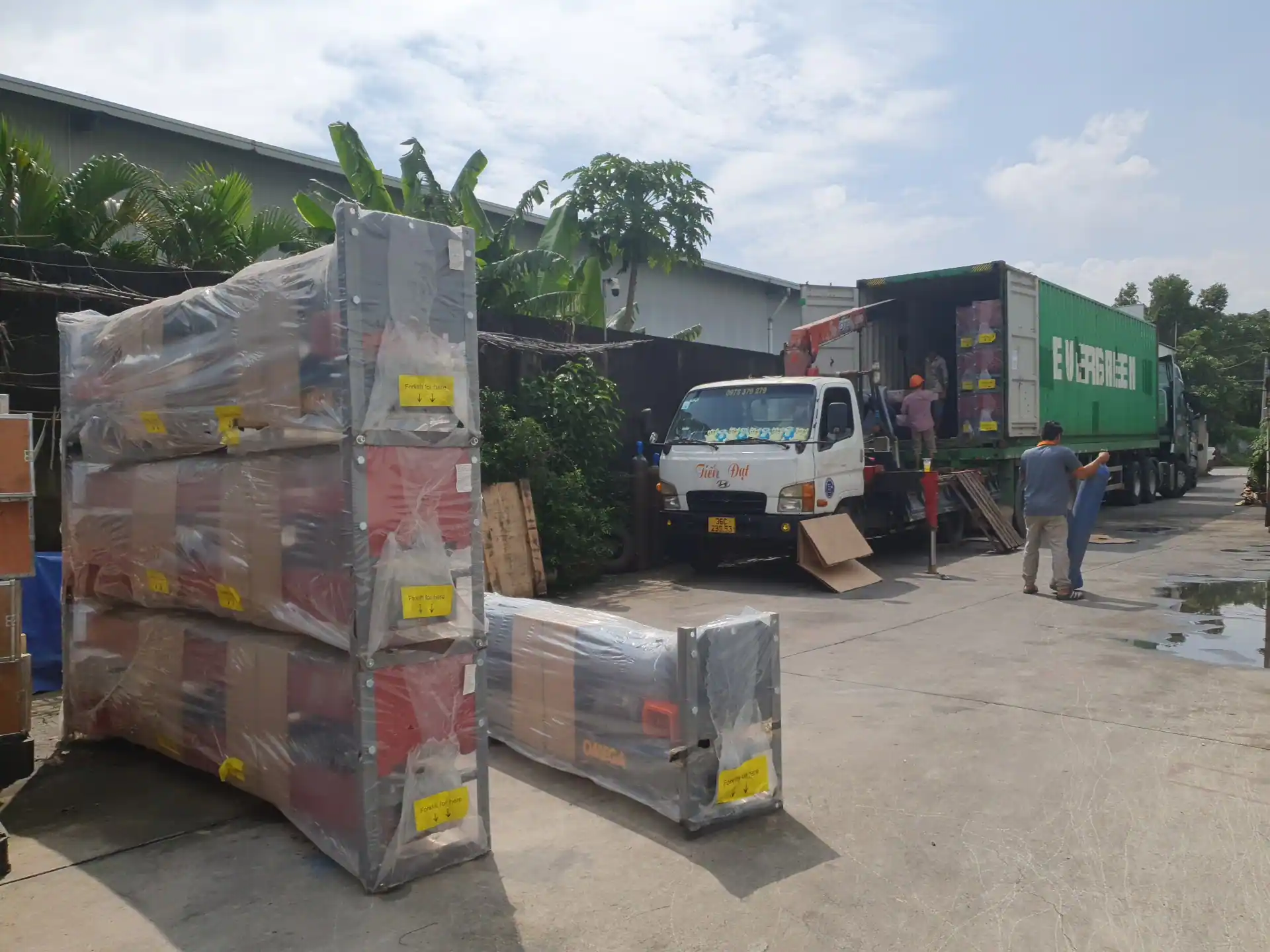 Nhập khẩu container thiết bị gara chính hãng SUNTEK