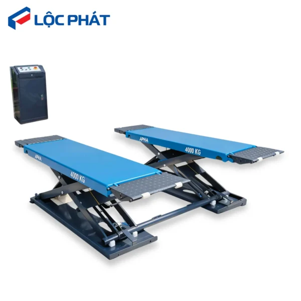 Cầu nâng ô tô di động 4 tấn ALPHA AL-4XD dùng cho gara sửa chữa ô tô