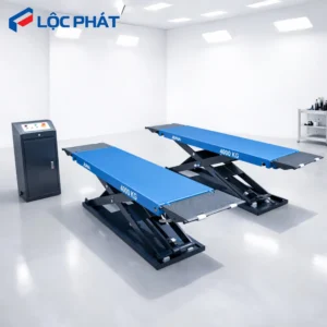 Cầu nâng ô tô di động 4 tấn ALPHA AL-4XD bàn nâng cắt kéo cho gara ô tô