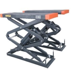 CẦU NÂNG Ô TÔ KIỂU XẾP ÂM NỀN OMEGA - Mặt bàn mở rộng 2 đầu