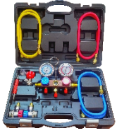 Đồng hồ nạp ga lạnh ô tô 8 chi tiết hàng chất lượng cao loại 8pc đồng hồ đầu