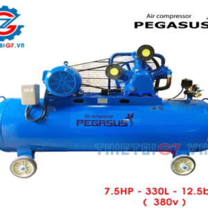 MÁY NÉN KHÍ 2 CẤP PEGASUS TM-W 0.67/12.5-330L - 7.5HP, 330L, 12.5BAR (380V)