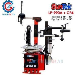 Máy Tháo Vỏ Xe Du Lịch Cần Xoay Ngang SunTek LP-990A Kết Hợp Cần Phụ CP-4