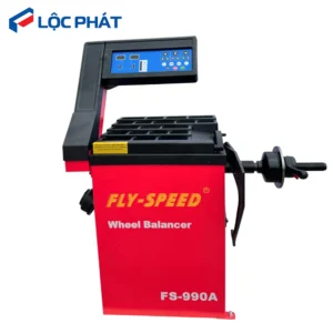 Máy cân mâm Fly Speed FS-990A màu đỏ, logo Thietbig7.vn.
