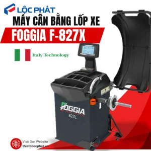 Máy cân bằng lốp Foggia F-827X công nghệ Italy