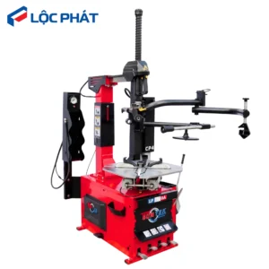 Tổng thể máy tháo vỏ xe du lịch SunTek LP-990A màu đỏ, thiết kế hiện đại và mạnh mẽ.