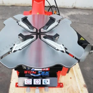 Máy tháo vỏ SUNTEK LP-930 (Khóa Hơi) nhìn từ cạnh phải, làm nổi bật tay đòn điều khiển và các bộ phận khác.