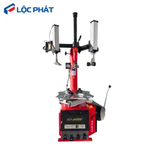 Tổng thể máy tháo vỏ xe tay ga và du lịch FLY-SPEED FS-813LR màu đỏ, thiết kế hiện đại.