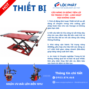 Cầu Nâng Ô Tô Di Động SUNTEK 3000D