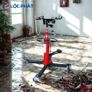 Giá đỡ hộp số kiểu đứng 2 tầng Lộc Phát, chiều cao nâng 1795mm, hành trình nâng 945mm, trọng lượng 62kg.