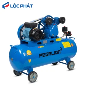 Máy nén khí Pegalion 1 cấp nén 2HP-120L-8Bar, góc nhìn toàn diện, nổi bật thiết kế.