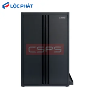 Tủ dụng cụ CSPS 91cm 2 ngăn màu đen nhám, thiết kế cho thợ Việt Nam, tiết kiệm không gian.