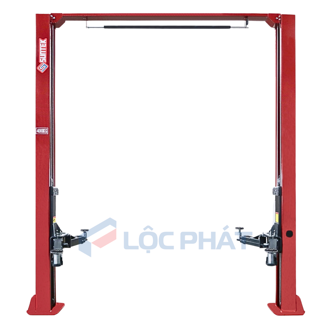 Cầu Nâng 2 Trụ Cổng Trên SUNTEK 4000T - 4 Tấn, Tay 3 Khớp, Nâng Xe 16 Chỗ