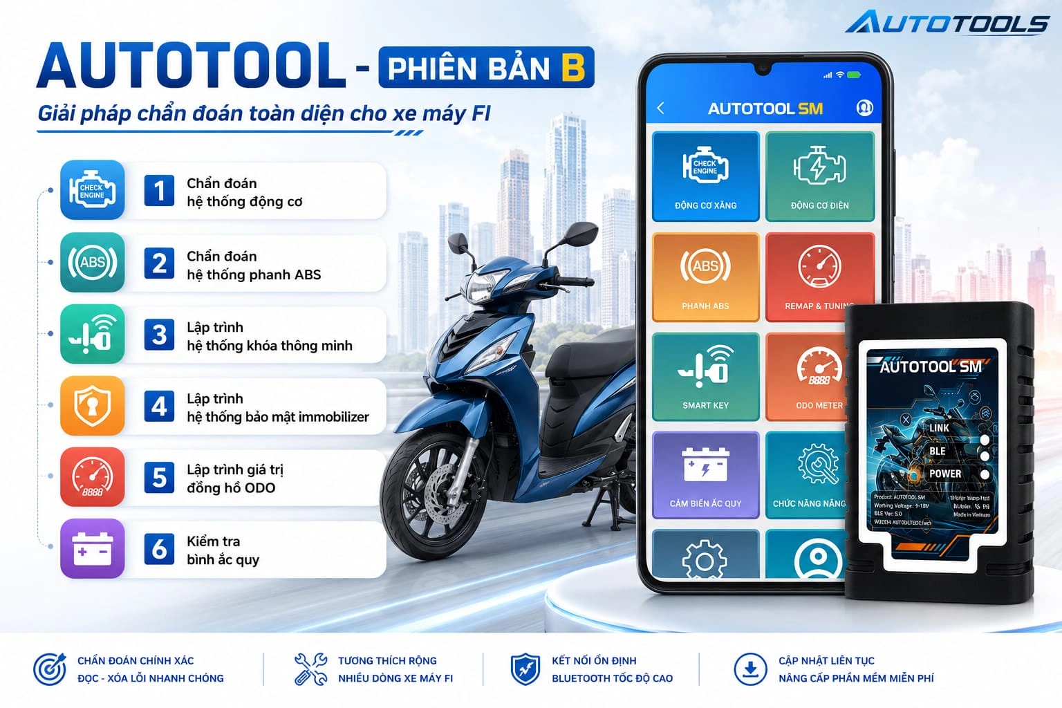 AUTOTOOL SM (SMARTFi2) phiên bản B