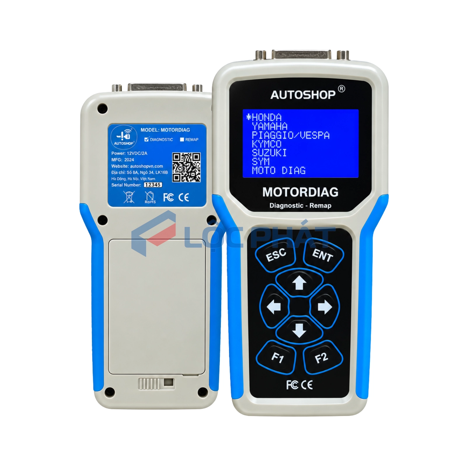 Máy đọc lỗi xe máy FI cầm tay AUTOTOOL MD (MOTORDIAG)