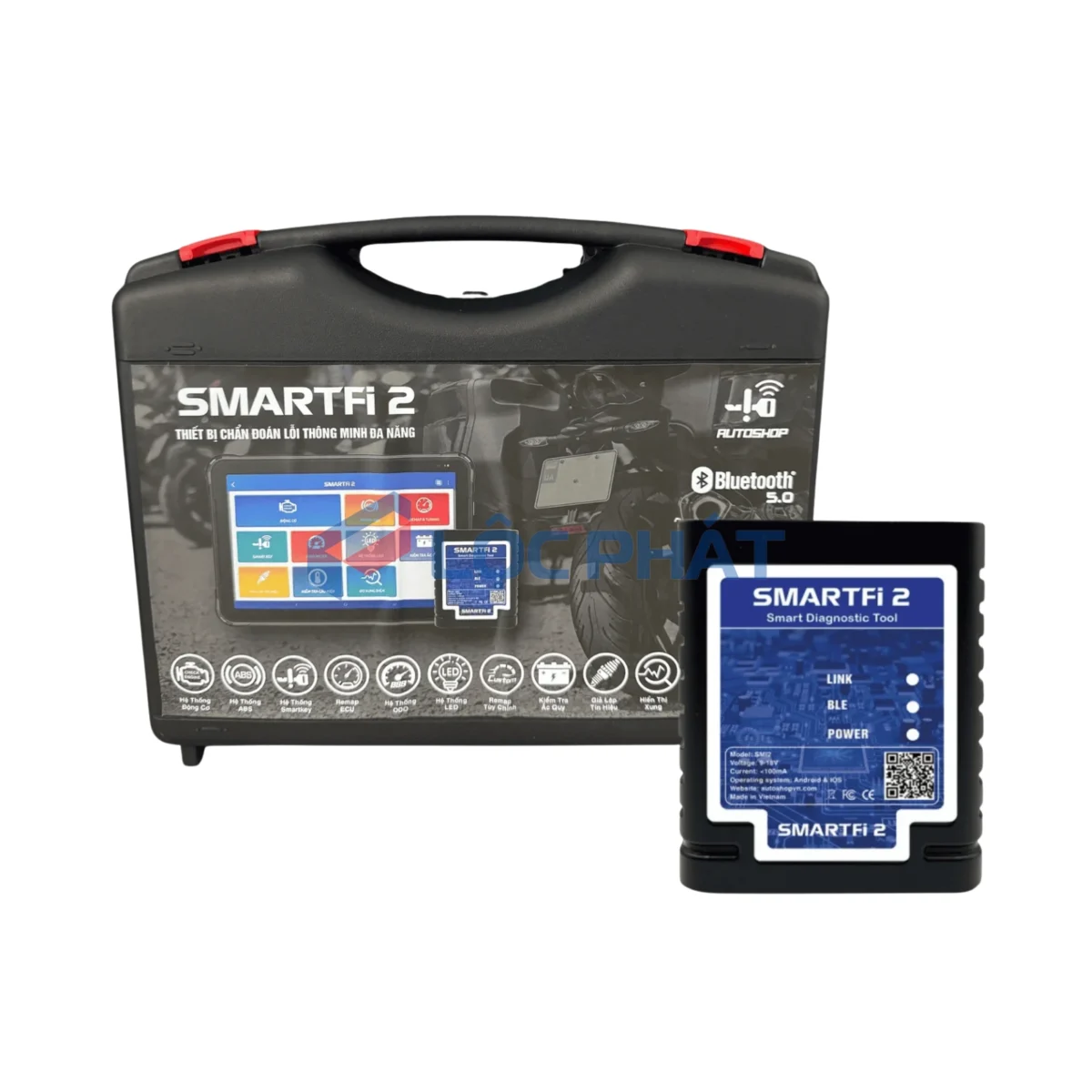 AUTOTOOL SM (SMARTFi2) - Máy Đọc Lỗi Xe Máy FI Bluetooth