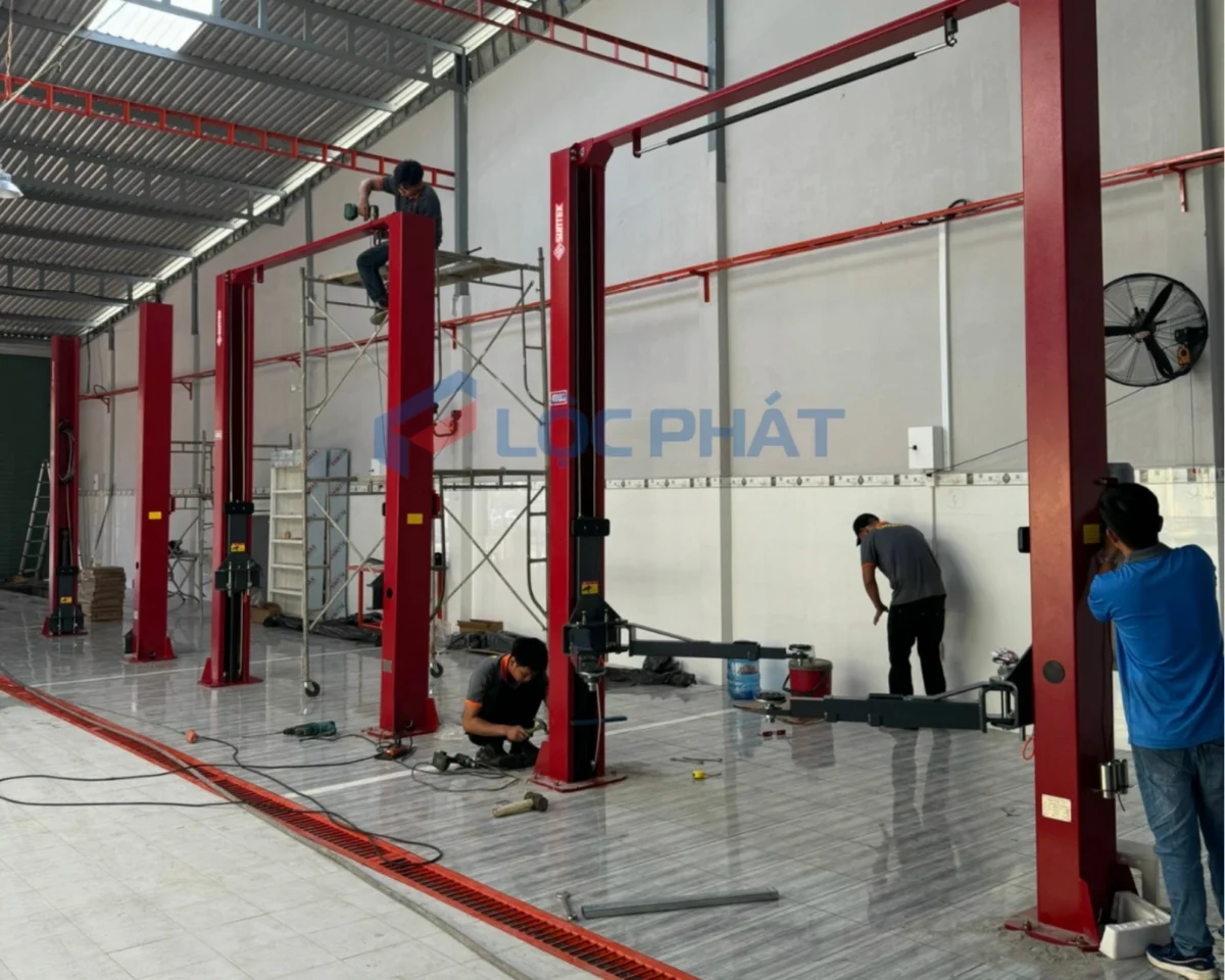 Cầu Nâng 2 Trụ Giằng Trên & Giằng Dưới - Chính Hãng, Phù Hợp Sửa Chữa Chuyên Sâu