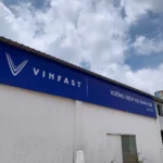 Bảng hiệu xưởng dịch vụ Xanh SM VinFast Tăng Nhơn Phú bàn giao bởi Lộc Phát