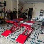Lắp đặt bàn nâng sửa xe máy cho tiệm Châu Thịnh Lộc Phát